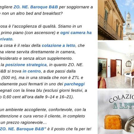 Zo. Ne. Baroque B&B Lecce Exterior foto
